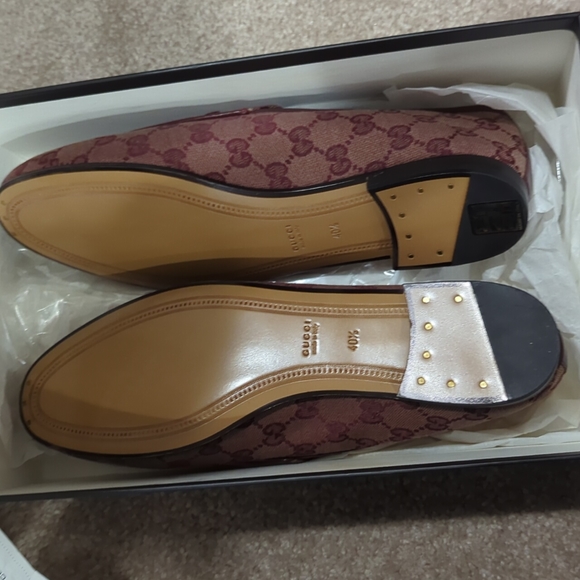 Gucci Monogram Loafers Sahara 40.5 - Picture 6 of 6